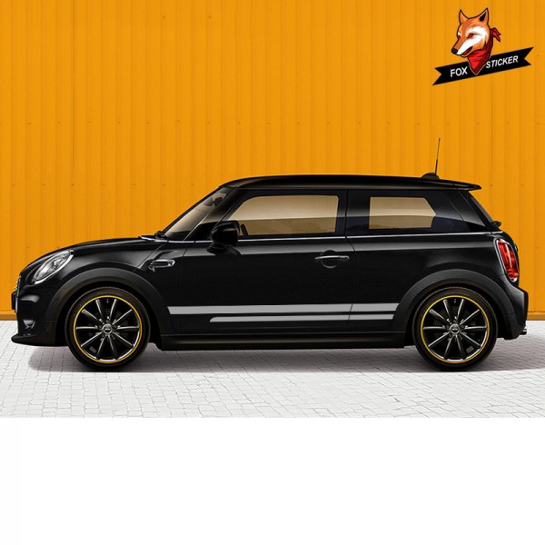 Car Side Skirt Door Body Waist Decal Line Sticker Vinyl Car Sticker for BMW MINI Cooper S One JCW Clubman F54 F55 F56 F60